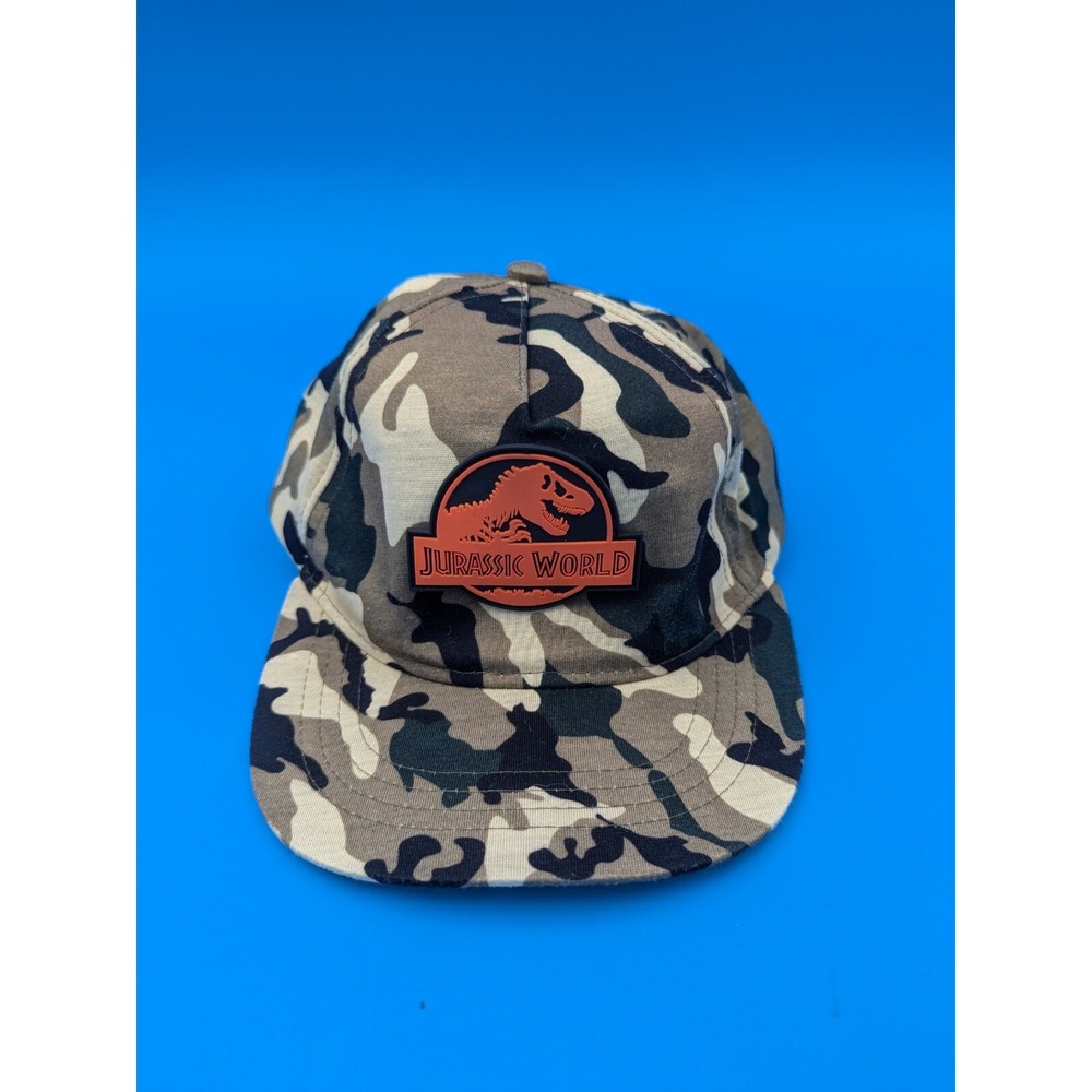 Jurassic World Hat Universal Studios Camo Adjustable Snap Back Cap